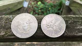 The Premium Difference Between Silver Eagles \u0026 Maple Leafs