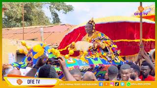 Nifahene \u0026 Nifahemea’s Palanquin Procession on the streets of Akropong - Odwira 2024 Grand Durbar