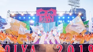 [4K] 神戸学生よさこいチーム湊　フィナーレ演舞　こいや祭り 2019 2日目 (中央)