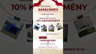 Karácsonyi készletsöprés a Sátorker.hu -nál‼ 🎄🎁 #akció #mobilsator #partysator #karácsony