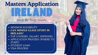 🇮🇪MASTERS IN IRELAND | Complete Application Process | TOP Courses, Average Salaries & Much More