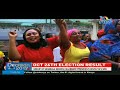 Group of Mombasa women celebrate President Kenyatta's win