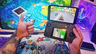 Novo Nintendo 3ds tunado que roda jogo de pc - AYANEO FLIP DS