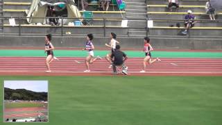 800m女子予選 1組 第46回　北海道中学校陸上競技大会(20150729)