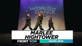 Marlee Hightower FRONTROW World Of Dance Miami 2019 WODMIAMI19