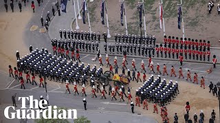 Queen's coffin procession on the day of her funeral – watch live