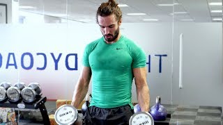 12 Minute Non-Stop Reps Dumbbell Workout | The Body Coach