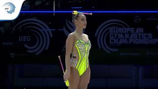 Katrin TASEVA (BUL) - 2019 Rhythmic Gymnastics European Championships, clubs final