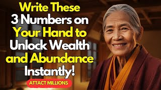 Write These 3 Numbers on Your Hand, and Wealth and Success Will Find You |Buddhist Teachings