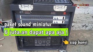 paket acc sound miniatur cuma 6 juta sudah lengkap siap bunyi