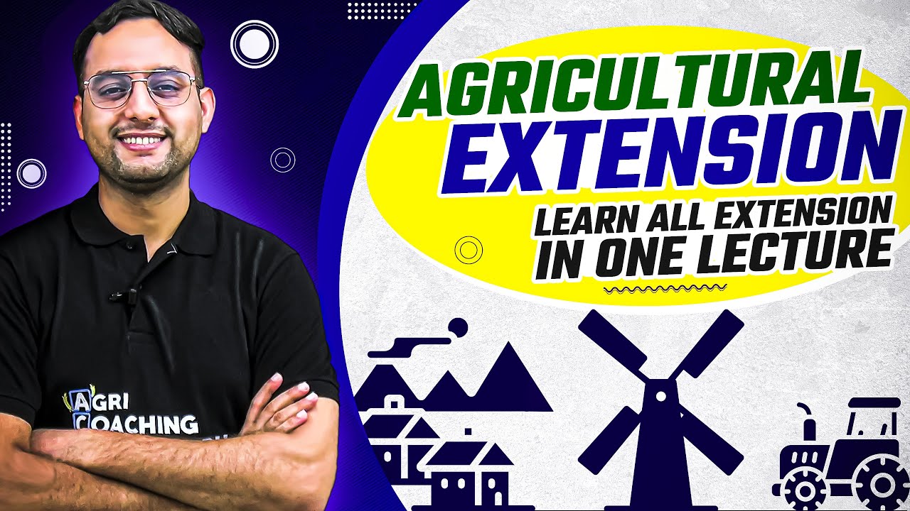 Agricultural Extension | All In One Lecture - YouTube