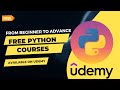 Top-3 Python Courses on Udemy for Free | Python course for Beginner to Advance | #python #coding