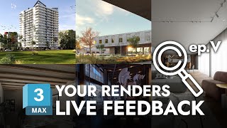 Send your 3D RENDER | Live feedback from VizAcademy! | Ep.05