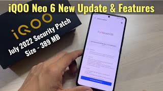 iQOO Neo 6 July 2022 New Update, Features & Review | BGMI 90FPS