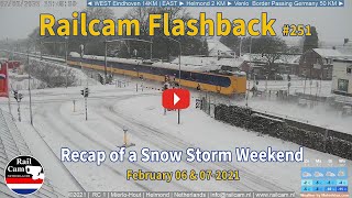 Railcam Flashback #251 Snow Storm Darcy