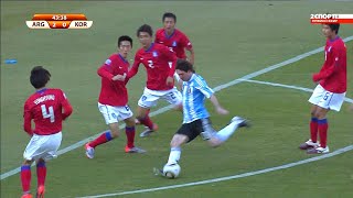 Lionel Messi vs South Korea (World Cup) 2010 English Commentary HD 1080i