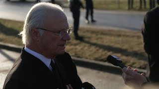 'Swedish people are shocked' says King Carl Gustaf after school shooting | AFP