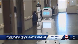KMBC | Saint Luke's Health System Introduces Moxi Robot