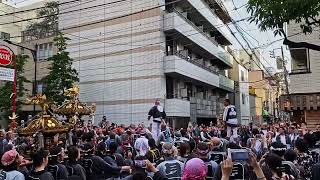 住吉神社例祭・お神輿 於月島 令和５年８月６日