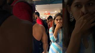 Girls reaction on bodybuilder India 😱😂 #girlreaction #publicreaction #fitness #bodybuilder