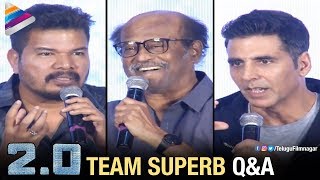 Rajinikanth, Akshay Kumar & Shankar SUPERB Q&A | 2.0 Movie Press Meet | 2 Point 0 | Telugu FilmNagar