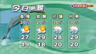 2018/12/04 各地晴朗日夜溫差大 今晚起北東降雨率增－民視新聞