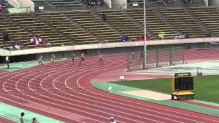 20130601 兵庫県総体　男子　200ｍ　予選6組