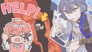 【手描き切り抜き】小柳のおかげで唐揚げを回避するKPニキ【にじさんじ】