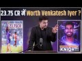 ipl auction kkr break the bank for venkatesh iyer buy him back for rs 23.75 cr at mega auction.