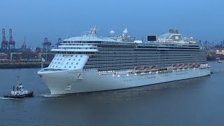 4K Video | Maiden Call REGAL PRINCESS Hamburg / Erstanlauf 30.4.2015 in Ultra HD