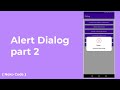 Alert Dialog part 2 (Java)