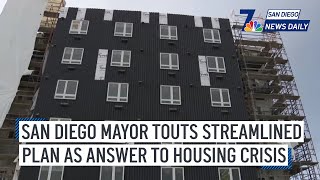 Sat. March 16 | San Diego mayor touts streamlined plan as answer to housing crisis | NBC 7 San Diego