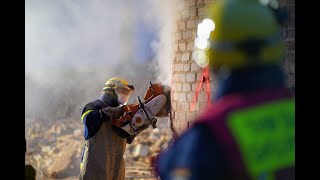 Sprengübung in Frechen