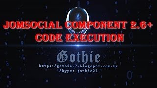 JomSocial component 2.6+ Code Execution Exploit by Gothie