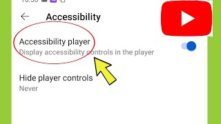 YouTube Accessibility Player Settings