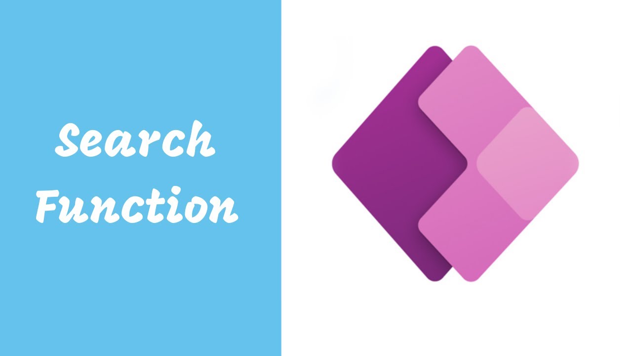 Search Function In Powerapps Youtube