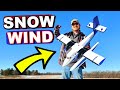 RC Plane Snow Take Off & Landing! - Eflite Twin Otter - TheRcSaylors