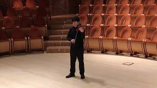 Eric Silberger suona Paganini con il violino G.B.Guadagnini 1757