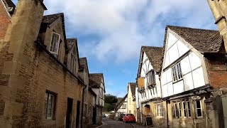 🇬🇧 🏴󠁧󠁢󠁥󠁮󠁧󠁿Walking in LACOCK village,  Abbey \u0026 Wiltshire country/England  2019 Sept