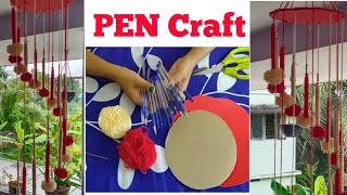 മഷി തീർന്ന PEN ഉപയോഗിച്ച് ഒരു craft work |Pen craft works