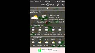 WBBJ 7 Eyewitness News App - Weather Tutorial