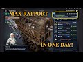 Black Desert Mobile | How to Fast Increase Max Rapport For Merchantry's New Town