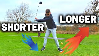 Swing SHORTER but hit the golf ball further!! (Perfect for Seniors)