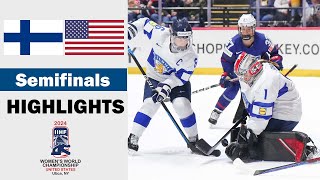 USA vs. Finland Full Highlights | Semifinals | 2024 Women's World Hockey Championship (4/13/2024)
