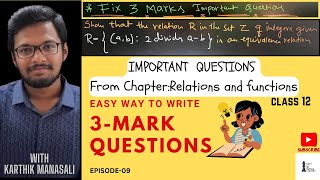 9)Fix 3 Marks Questions  [PART-2] (question covered:2 divides a-b)