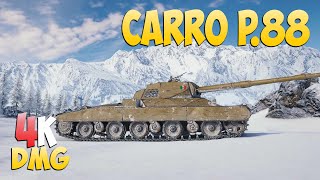 Carro P.88 - 6 Kills 4K DMG - Piece! - World Of Tanks