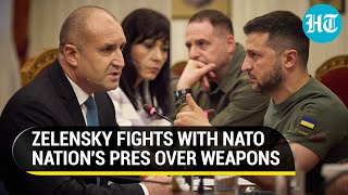 Zelensky Loses Cool at President of NATO Nation; Fumes as Bulgaria Refuses Arms for Kyiv | Watch