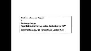 THROBBING GRISTLE The Second Annual Report (1977)