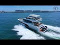 59ft yacht drone video 590 prestige flybridge st petersburg florida