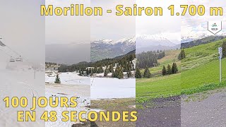 Morillon / Le Grand Massif ⏩ Timelapse 100 jours
